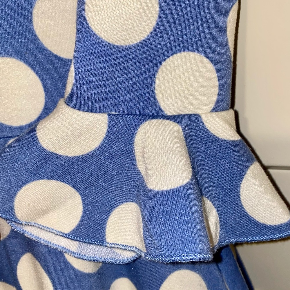 OH DEER! CHILDREN’s BOUTIQUE BLUE WHITE POLKA DOT TWIRLING DRESS 2T GIRLS - Picture 3 of 7